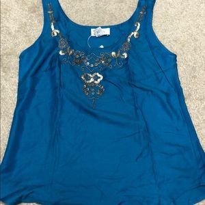 2/$20 Ann Taylor loft beaded tank Brand NWT !!